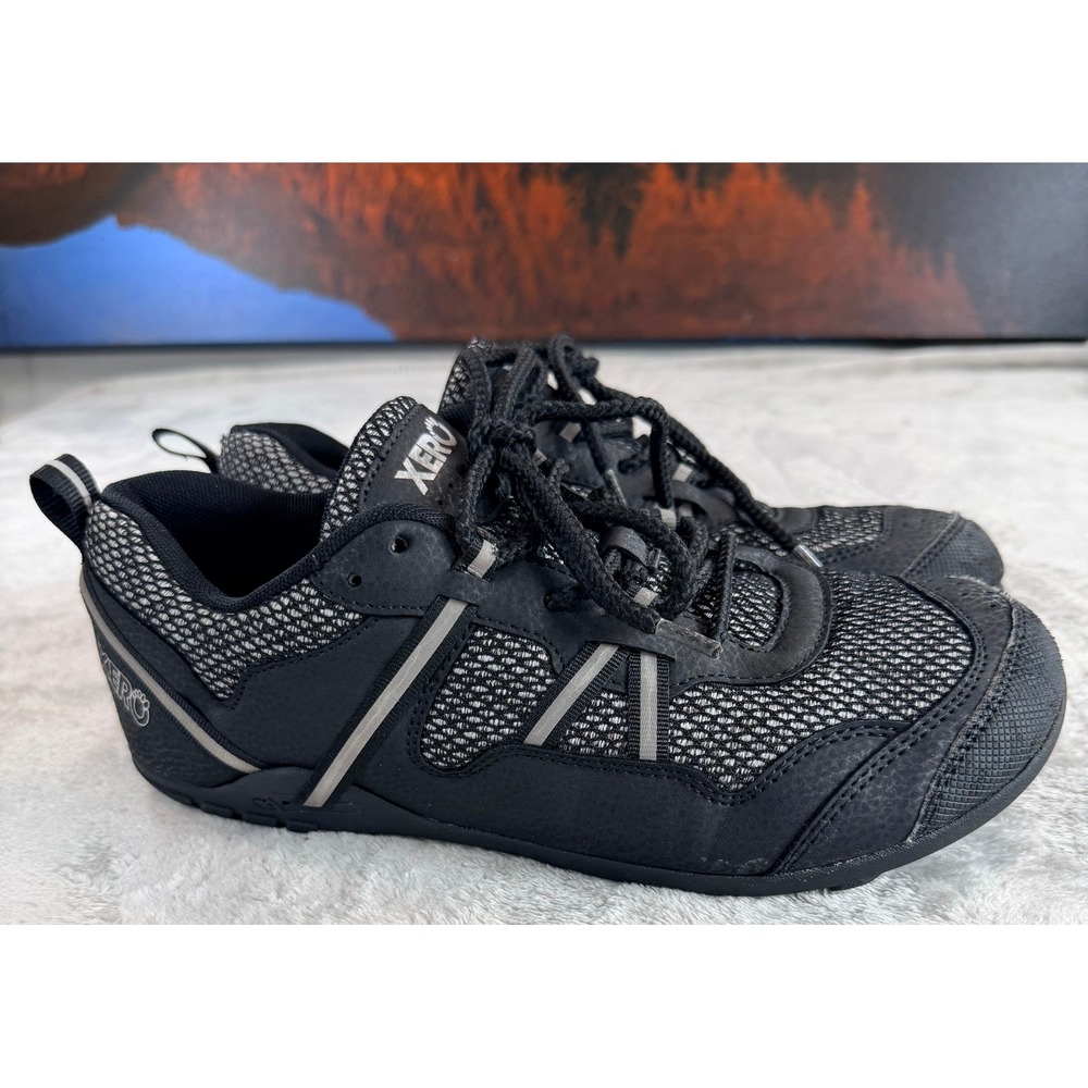 Xero Women Terra Flex Trail Barefoot Wide Toebox Running Shoes Black Grey 10.5